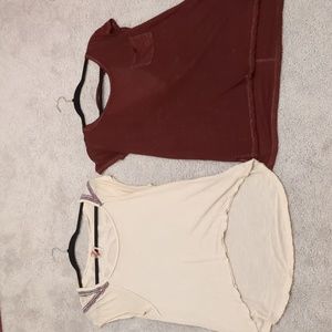 American eagle and free people t shirt bundle